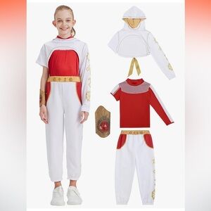 Corespe -4 Pcs Zombies Costume for Girls Daywalk Costume